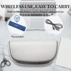 Portable Ultraviolet Purple Counterfeit Money Bill Detector Banknotes Cash Currency Desktop UV Light Magnifier Checker - Image 5