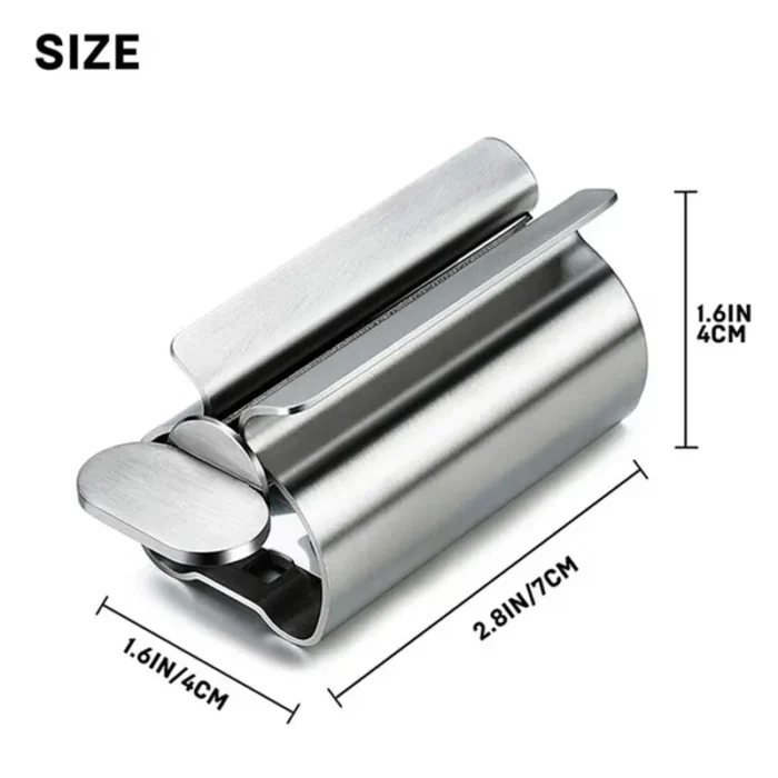 Stainless Steel Wringer Roller Toothpaste Squeezer Dispenser - Image 7