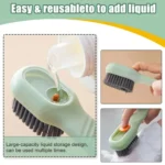 Automatic Liquid Soap Discharge Shoe & Laundry Cleaning Brush