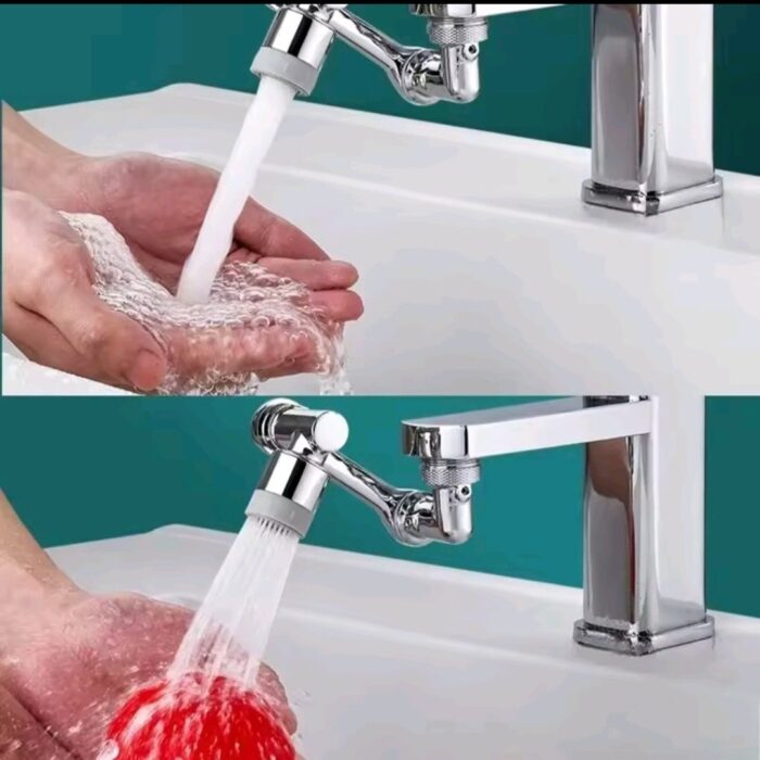 Rotatable Multifunctional Extension Faucet Aerator Kitchen Sink Faucet Extender Adapter Bathroom Tap Swivel Robotic Arm Sink Fit - Image 5