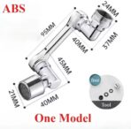 Rotatable Multifunctional Extension Faucet Aerator Kitchen Sink Faucet Extender Adapter Bathroom Tap Swivel Robotic Arm Sink Fit - Image 6