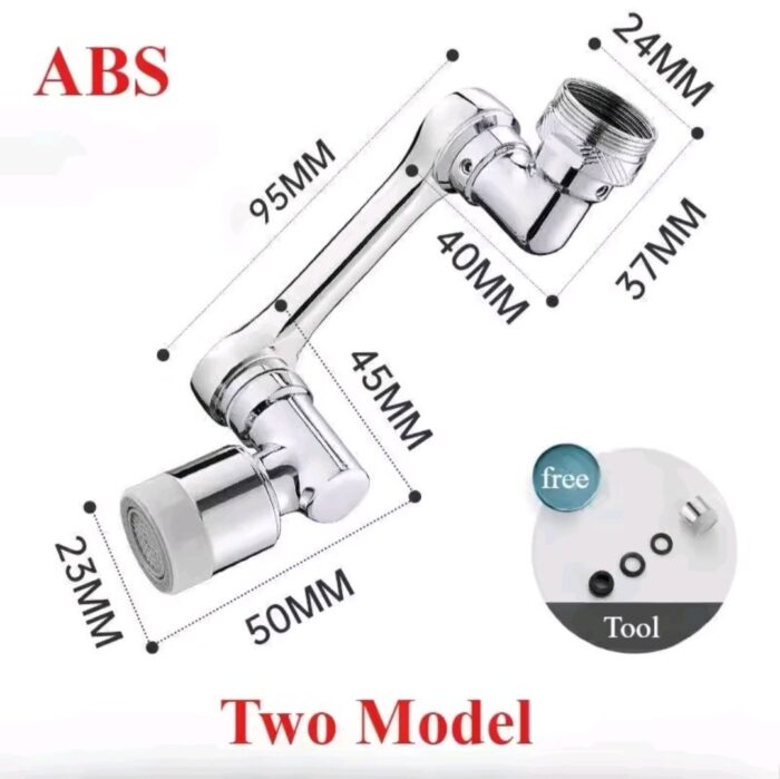 Rotatable Multifunctional Extension Faucet Aerator Kitchen Sink Faucet Extender Adapter Bathroom Tap Swivel Robotic Arm Sink Fit - Image 9