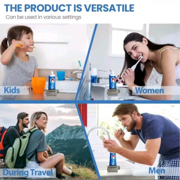 Bathroom Accessories Toothpaste Squeezer Tube Roller Stainless Steel Wringer Roller Rotate Dispenser for Ointments Cosmetics - Image 2