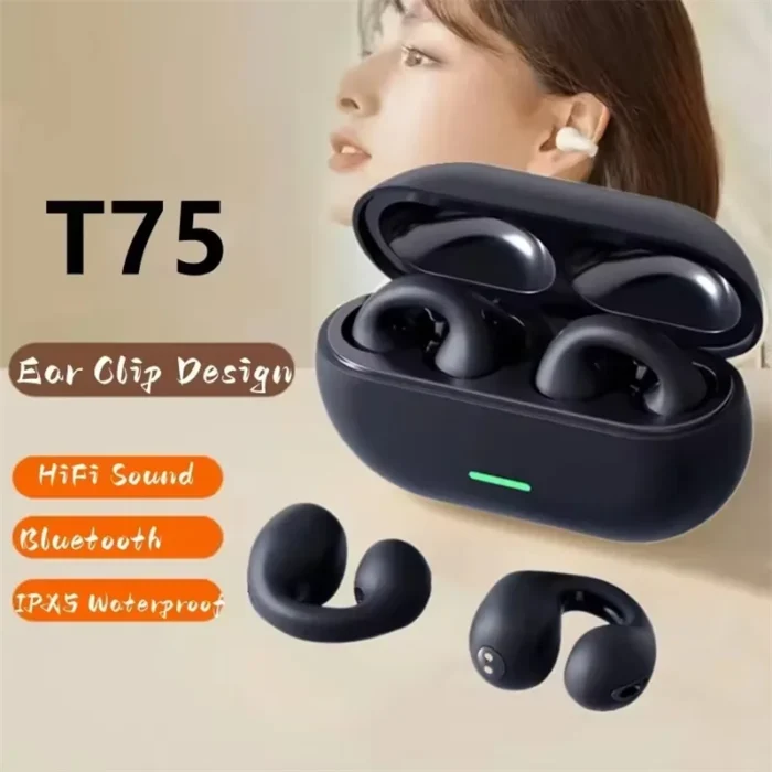 Original T75 TWS Wireless Bluetooth Headphones - Image 2