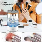 3 In 1 Automatic Electric Makeup Brush Cleaner Stand - Image 5