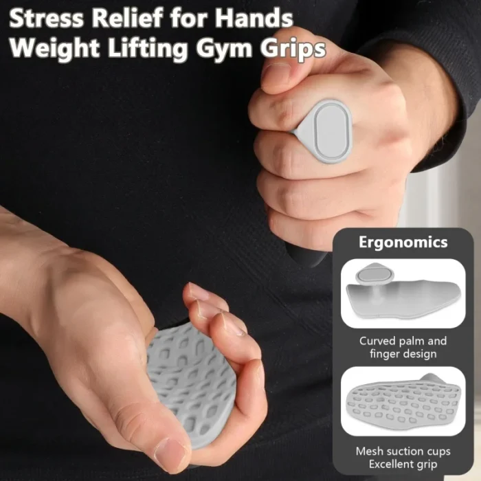 1 Pair Anti-Slip Workout Grips - Image 5