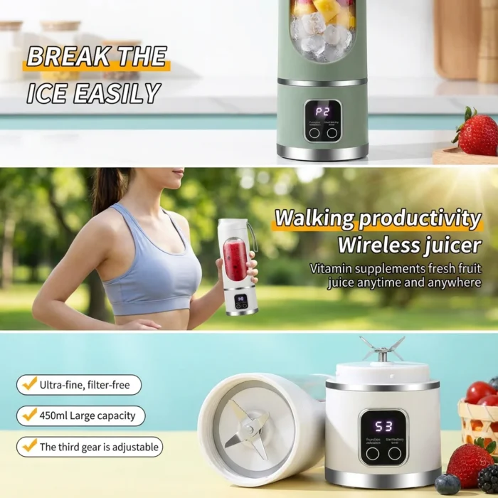 Mini Electric Juicer 45ML - Image 3