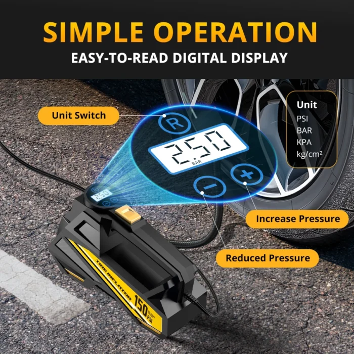 Portable Car Electric Air Pump - Image 5