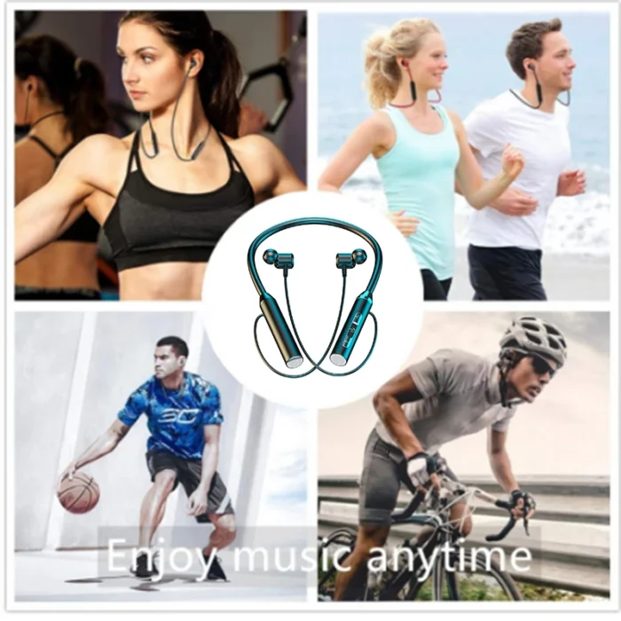 Neckband Wireless Bluetooth Earphones - Image 5