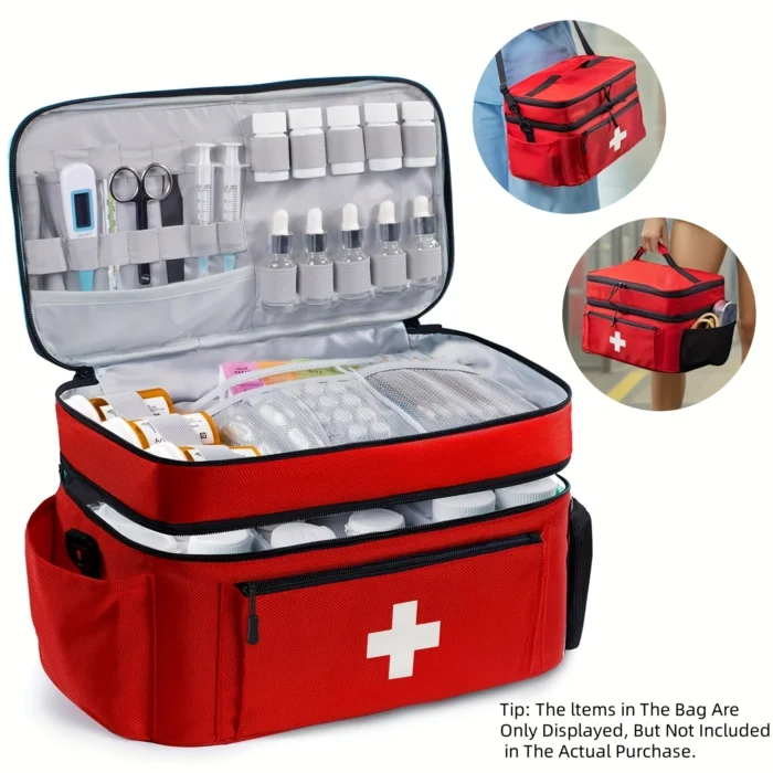 Large capacity travel medicine storage bag - Image 3