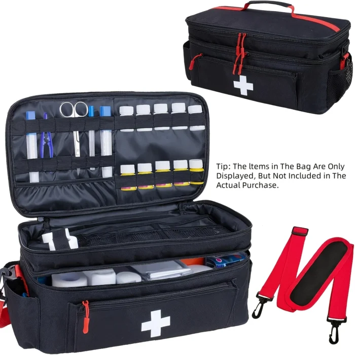 Large capacity travel medicine storage bag - Image 4