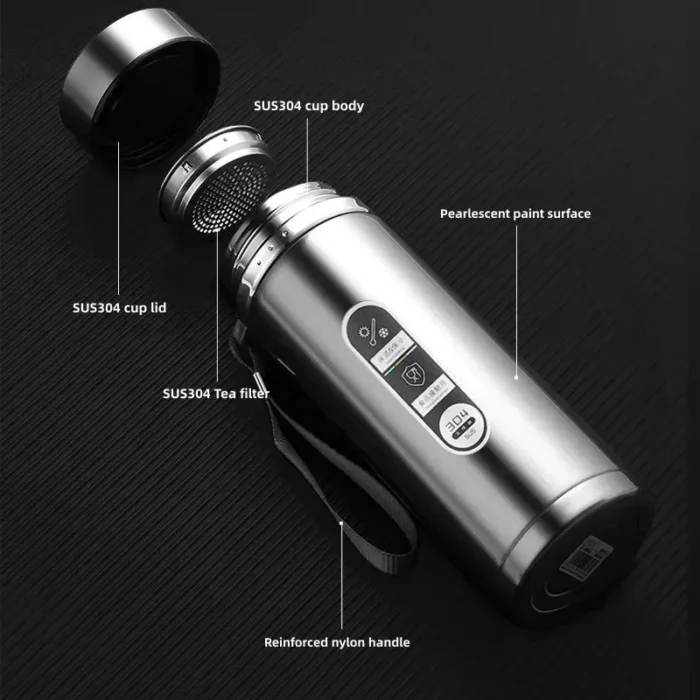 Thermos Sus304 Tea Water Bottle - Image 4