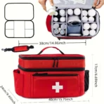 Large capacity travel medicine storage bag - Image 6