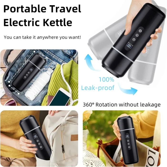Electric Kettle 12V24V Portable Car Heating Cup - Image 5