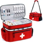 Large capacity travel medicine storage bag
