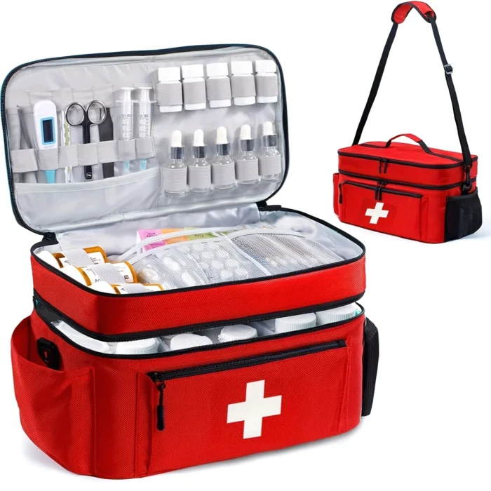 Large capacity travel medicine storage bag - Image 7